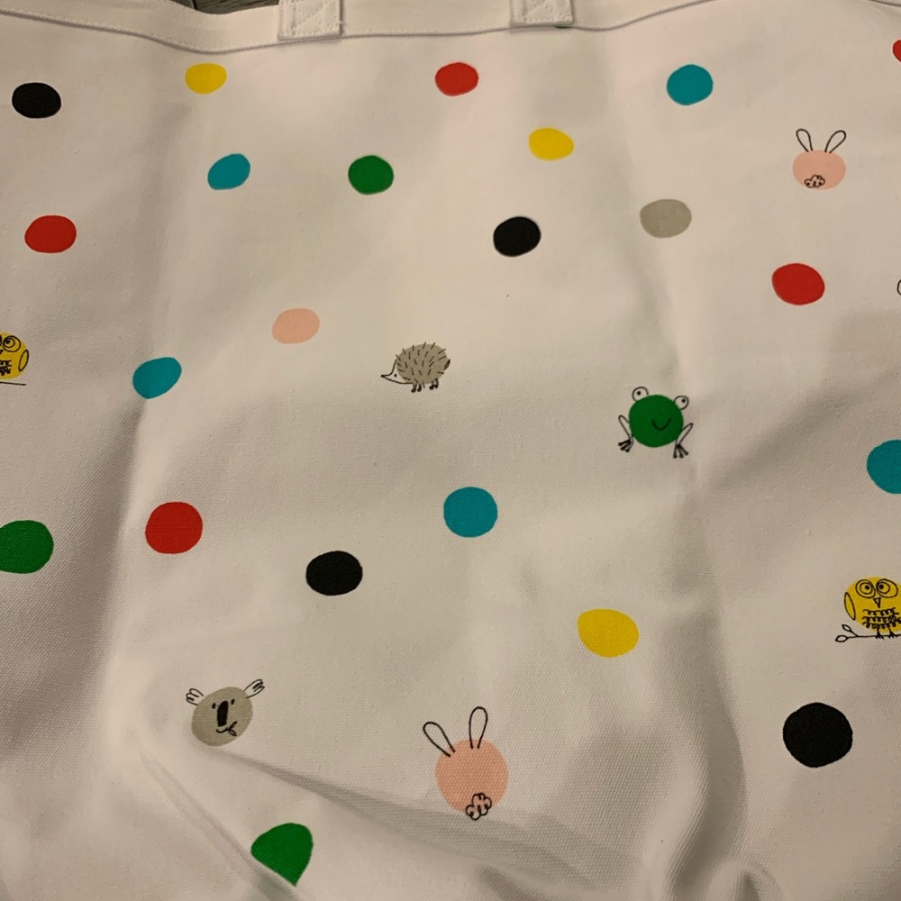 Kate spade baby round bin with animals - Picture 2 of 5